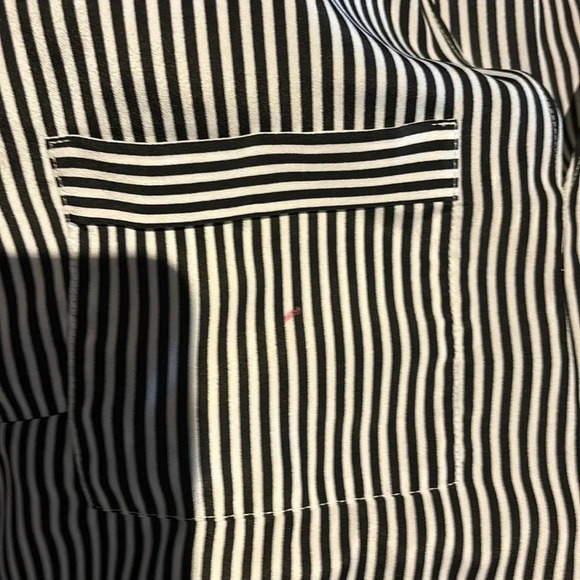 Lord & Taylor striped tie now collar longs sleeve shirt Sz  L - Picture 6 of 13
